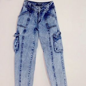 Cargo Jeans, Acid Wash